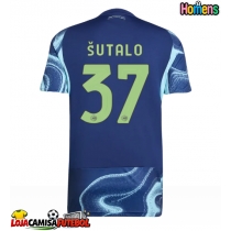 Camisa de Futebol Ajax Josip Sutalo #37 Equipamento Secundário 2025-26 Manga Curta